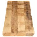 vidaXL Stolová doska živá hrana 160x40x3,8 cm masívny surový mangovník