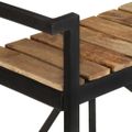 vidaXL Kuchynský vozík 87x36x81 cm masívne mangové drevo