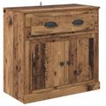 vidaXL Highboard Staré drevo 70 x 35,5 x 67,5 cm Kompozitné drevo