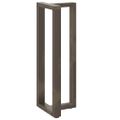 vidaXL Nohy barového stola v tvare T, 2 ks, čierne, 50x35x(110-111) cm, oceľové