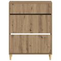 vidaXL Skriňa na topánky ARNHEM 78 x 24 x 103 cm Kompozitné drevo