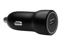Napájací adaptér do auta - 30 watt (USB-C) - čierna