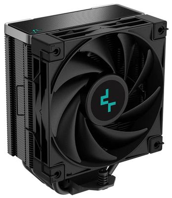 DEEPCOOL chladic AK400 Zero Dark / 120mm fan / 4x tepelné trubice / PWM / pre Intel i AMD / kompletný čierny Chladic, pre CPU, pre Intel i AMD, socket 1700, 1200, 115x, AM5, AM4, 220W TDP, 120mm ventilátor, 4 tepelné trubice, PWM