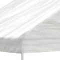 vidaXL Altánok so strechou, biely 11,15x5,88x3,75 m, polyetylén