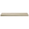 vidaXL Plávajúce nástenné police 4 ks, dubové 80x23,5x3,8 cm, MDF