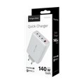 Nabíjačka USB KRUGER & MATZ KM0859 GaN 140W USB-A + 3x USB-C