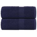 vidaXL Utierky na umývanie FROGN 2 ks námornícko modré 30x30 cm 360 g/m²