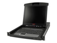 KVM konzola s prepínačom KVM - 8 portov - PS/2 - 17" - montovateľný na regál - VGA - čierna - 1U - pre P/N: SMTL2K2RM2UCL, SMTL2K2RM2UCLNC, SMTL3KRM2UCL, SMTL3KRM2UCLNC, SMX3000RMX93