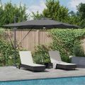 vidaXL Roma Parasol Antracit 286 x 284 x 270 cm Hliník a polyester