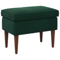 vidaXL Taburetka Tmavozelená 55 x 35 x 41 cm Zamat