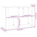 vidaXL Komoda vysoký lesk biela 80x30x54 cm spracované drevo