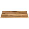 vidaXL Stolová doska s ostrým okrajom 110x80x3,8 cm masívne drevo, surové mango