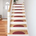 vidaXL Samolepiace schodové rohože 15 ks 56 x 17 x 3 cm Non-Slip