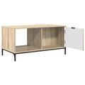 vidaXL Konferenčný stolík Sonoma dub 90 x 49 x 46 cm Kompozitné drevo