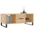 vidaXL Konferenčný stolík dub sonoma 102x50x40 cm kompozitné drevo