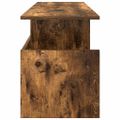vidaXL TV stolík 102 x 35 x 45 cm Dymová dub Kompozitné drevo