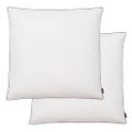 vidaXL Vankúše, 2 ks, náplň z páperia/peria, ťažké, 80 x 80 cm, biele