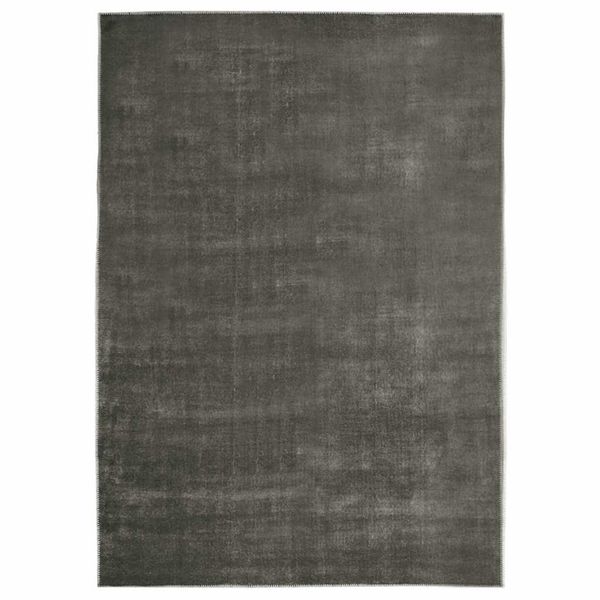 vidaXL Koberec skladací a prateľný sivohnedý 160x230 cm polyester