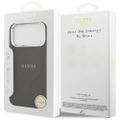 Puzdro Guess Classic Logo MagSafe pre iPhone 17 Pro Max hnedá