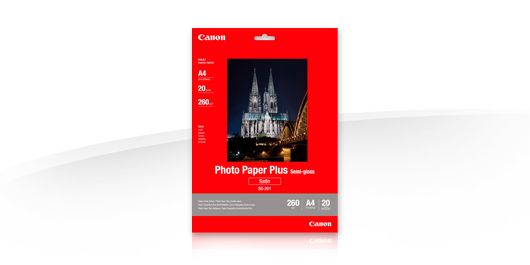 Canon SG-201, A3+ fotopapier saténový, 20ks, 260g/m