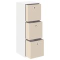 vidaXL Servírovacia skriňa so zásuvkou Biela 35 x 32 x 99,5 cm