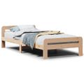vidaXL Posteľ bez matraca 75x190 cm masívna borovica