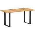 vidaXL Jedálenský stôl 160x80x75 cm, recyklovaný masív