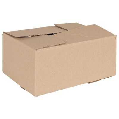 vidaXL Skladací box 50 pcs Prírodná 30 x 21,5 x 14 cm Kartón