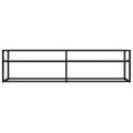 vidaXL TV stolík biely mramorový 160x40x40,5 cm tvrdené sklo