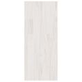 vidaXL Knižnica/deliaca stena biela 100x30x71,5 cm borovica