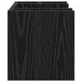 vidaXL Organizér na pult Čierny dub 44,5 x 24 x 25 cm Kompozitné drevo