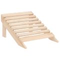 vidaXL 2-miestna záhradná stolička a taburetka Adirondack jedľa
