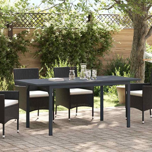 vidaXL Patio stôl Antracit 180 x 80 x 74 cm