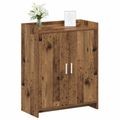 vidaXL Skriňa na topánky s úložiskom Staré drevo 73,5 x 36 x 92 cm