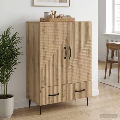 vidaXL Servírovacia skriňa Dub artisan 66 x 34,5 x 95 cm