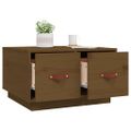 vidaXL Konferenčný stolík medovo-hnedý 60x53x35 cm borovicový masív