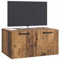 vidaXL Nástenná TV skrinka Nástenný Staré drevo 59,5 x 41 x 30 cm