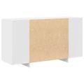 vidaXL Servírovacia skriňa Biela 135 x 41 x 75 cm Kompozitné drevo
