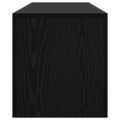 vidaXL TV skrinka s LED svetlami, čierny dub 140x36,5x40 cm, umelé drevo