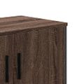 vidaXL TV stolík hnedý dub 122x34x41 cm kompozitné drevo