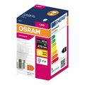 OSRAM LED žiarovka P40 E27 4,9W 2700K matná, teplá biela