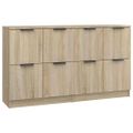 vidaXL Komody 2 ks dub sonoma 60x30x70 cm spracované drevo