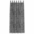 vidaXL Sametové závesy 2 ks Sivá 225 x 140 cm Zamat