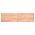 vidaXL Stolová doska svetlohnedá 220x50x(2-4)cm ošetrený masív hrany