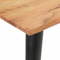 vidaXL Jedálenský stolík s nepravidelnými hranami 140x60x75 cm akáciový masív
