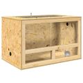 vidaXL Terárium Hnedá 80 x 50 x 100 cm OSB
