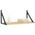 vidaXL Nástenné police 2 ks dub sonoma 60x25x25,5 cm kompozitné drevo