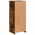 vidaXL Komoda s LED svetlami dymový dub 41x37x100 cm