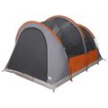 vidaXL Tunelový stan 370 x 275 x 210 cm Šedá a oranžová
