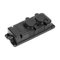 ORNO OR-AE-13165 zásuvka odolná gumičkou, 2x 230V, IP44